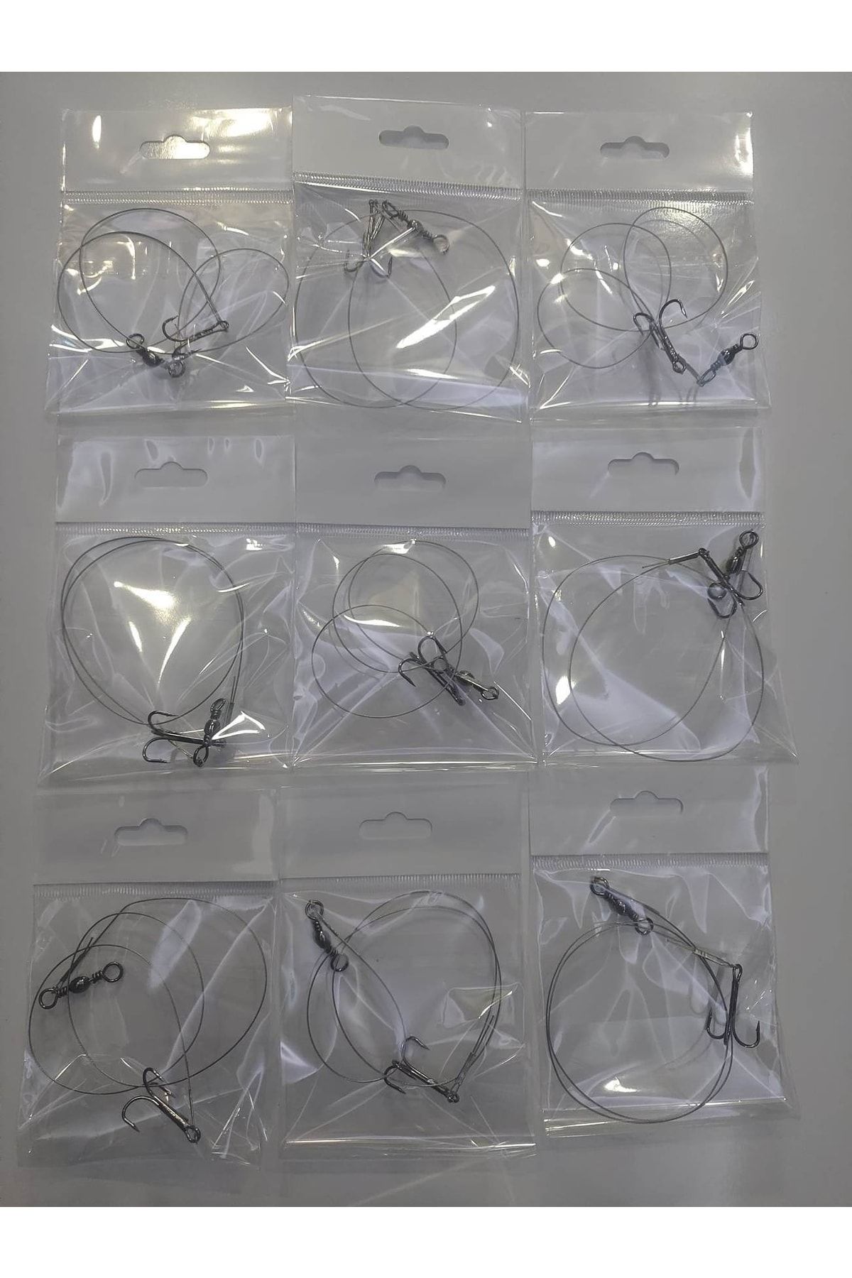 Çelik Takım 3'lü Çarpma İğneli Kofana Granyoz Levrek Lüfer Takımı