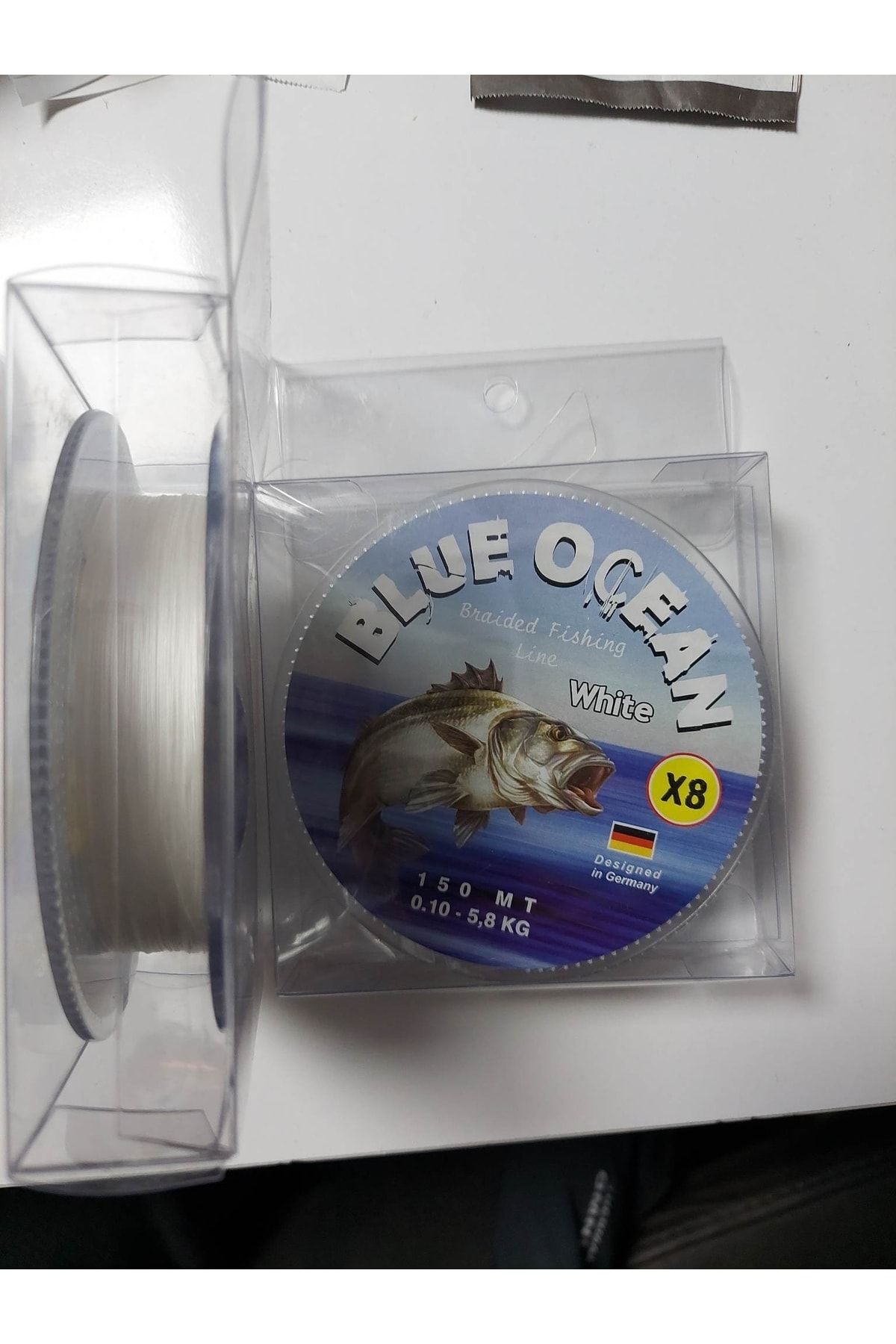 Blueeocean 8.x Kat 150.metre Ip Misina Beyaz 0.8.mm