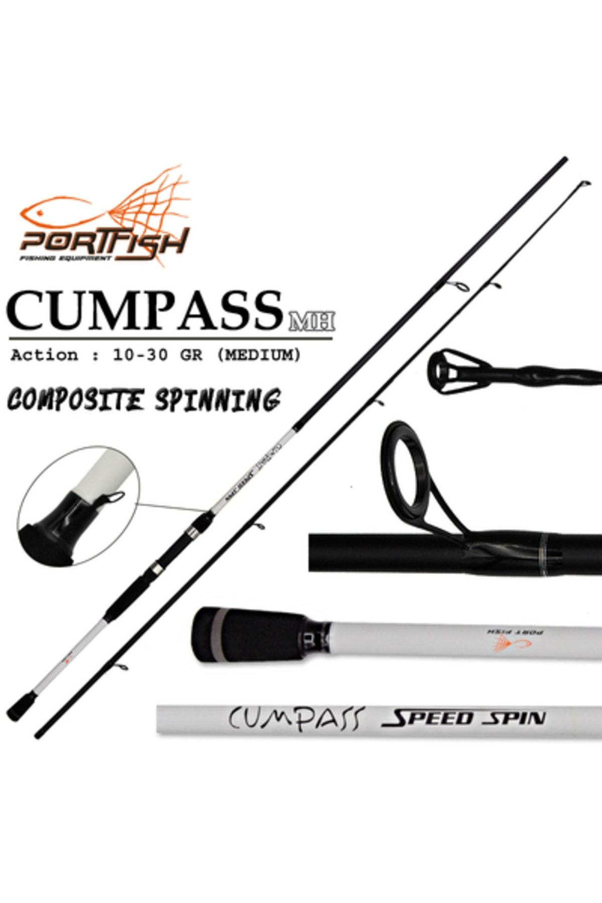Portfısh Cumpass Spın 240 Cm 10-30 Gr