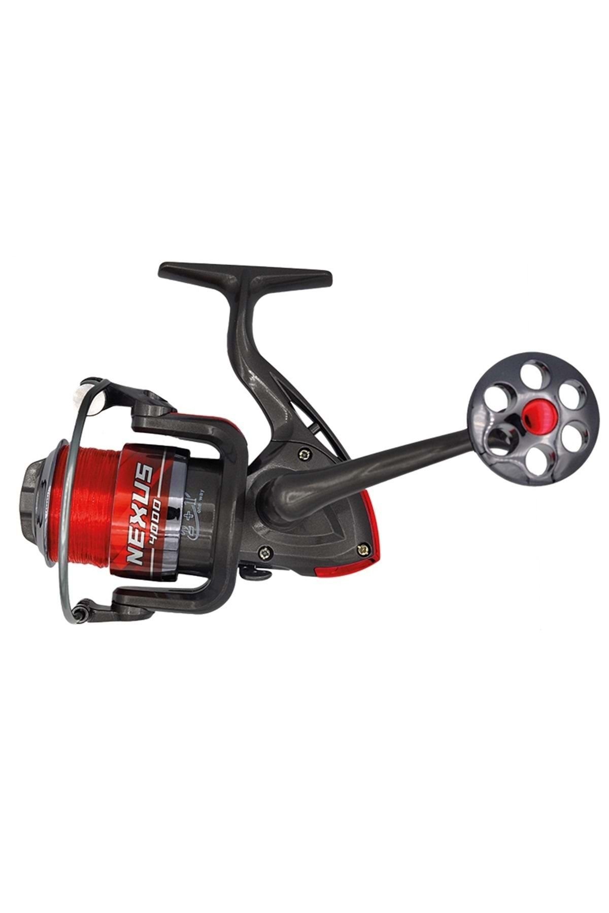 Portfish Nexus 6000 Olta Makinası 2+1 Bb - Kırmızı