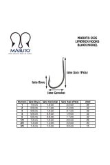 Maruto 5505 Black Nikel Olta Iğnesi 3/0.no