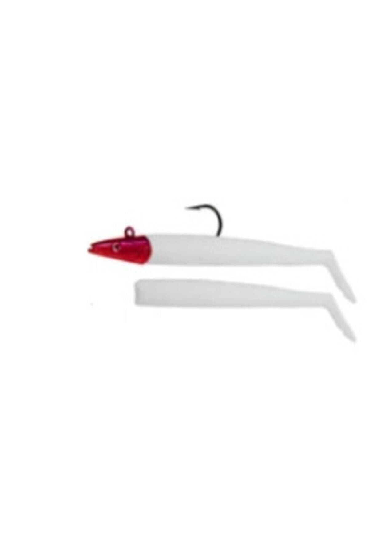 Japanese Sasi Sardine Levrek Silikonu W01 11 Cm Kırmızı Kafa