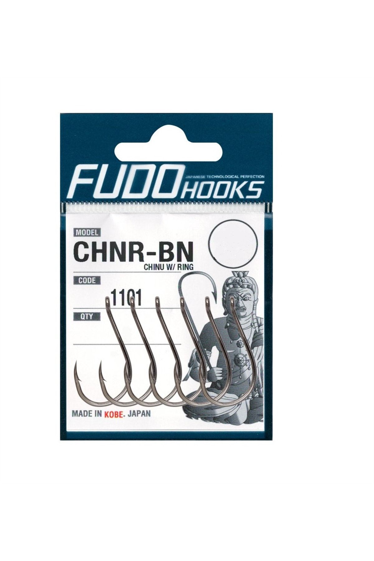 Fudo 1101 Chinu Delikli Pala Black Nikel Iğne 1/0 No