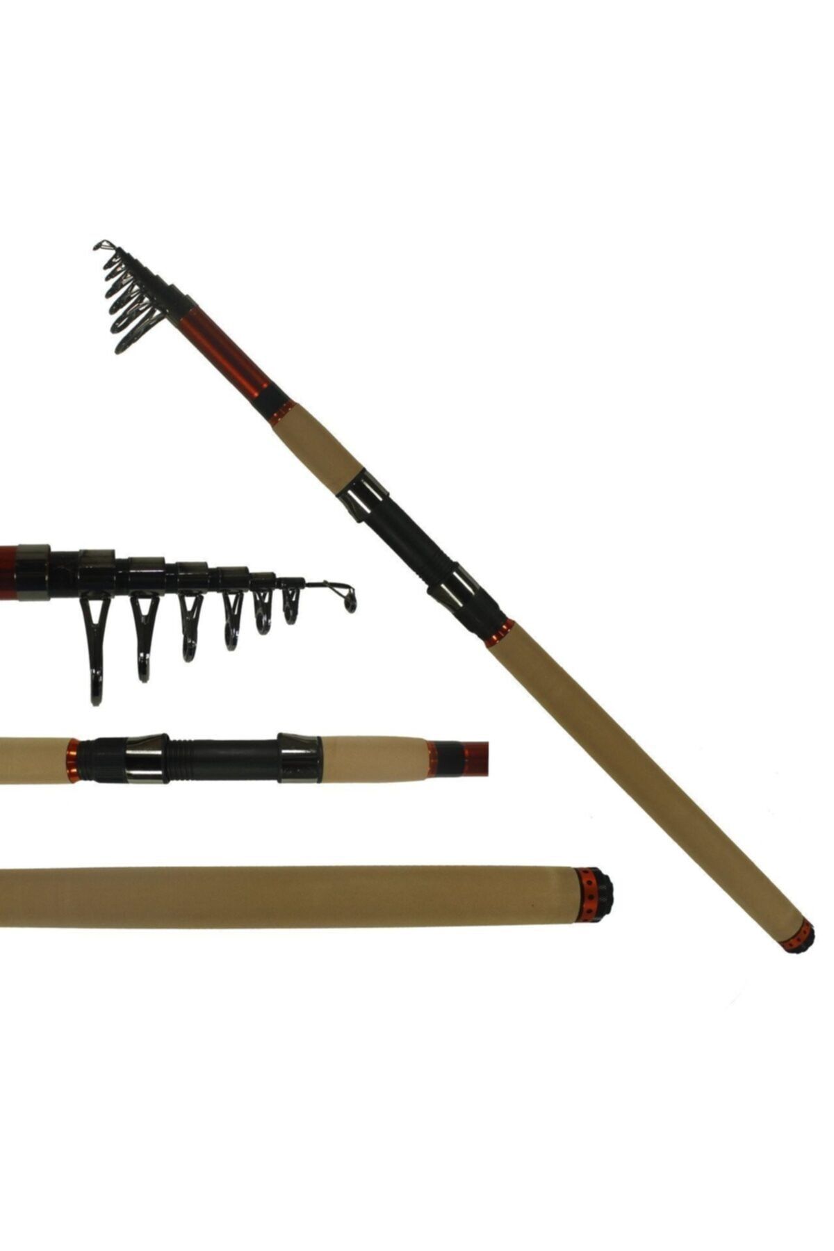 Kendo Karbon Teleskopik Olta Kamışı 50-120 Gr 300 cm