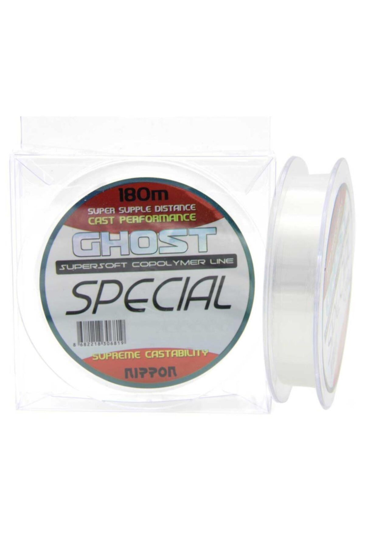 Nippon Ghost Special Süpersoft Olta Misinası 180 mt 0.27 mm Şeffaf