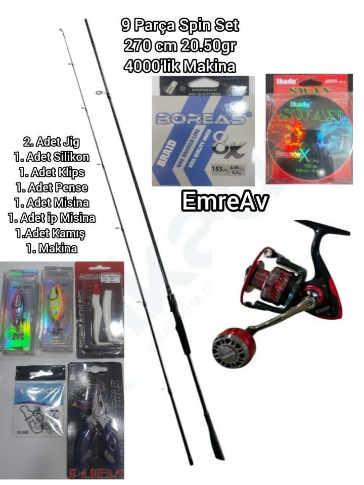 Spin Kombi Set  9 Parça